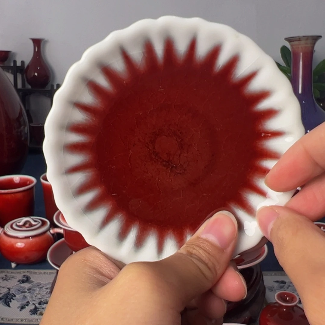 景德镇陶瓷郎红微瑕