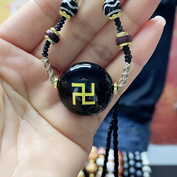 玛瑙/玉髓颈饰合金