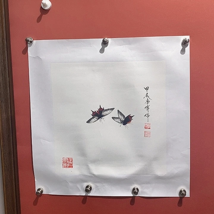 国画冯伟老师手绘国画作品音浩