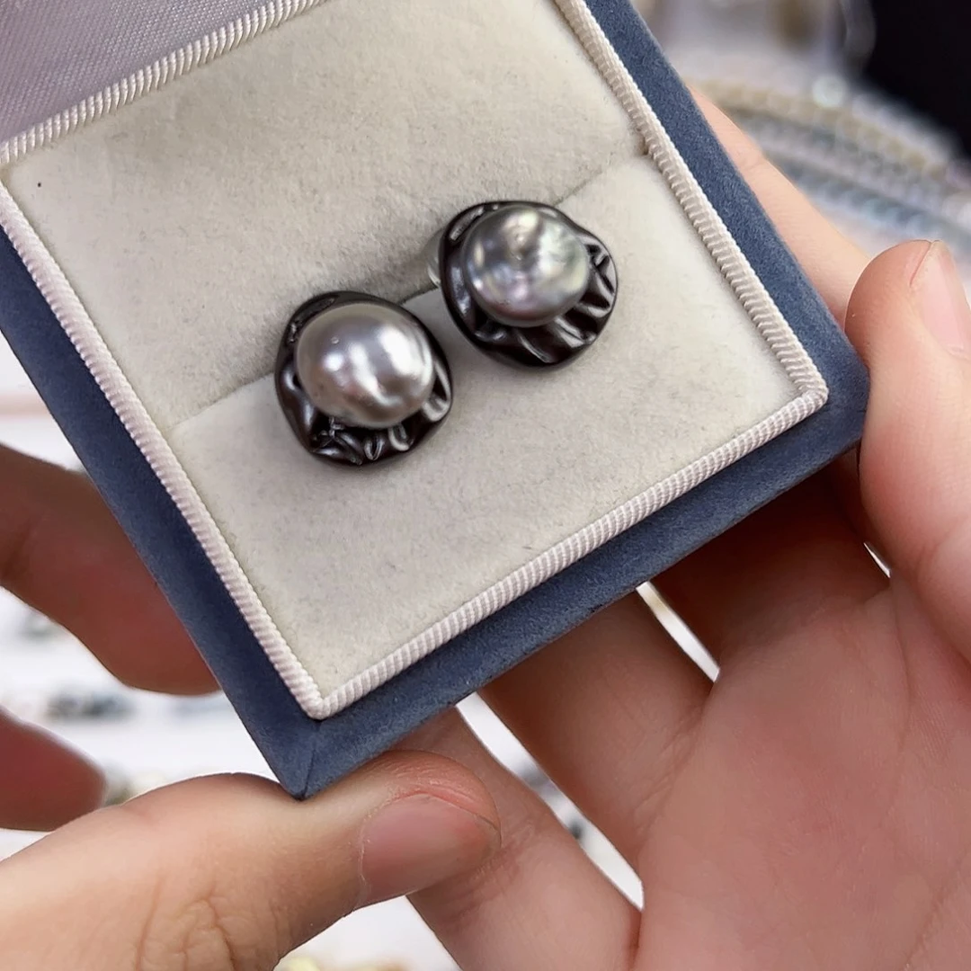 海水珍珠颈饰银S925镶嵌