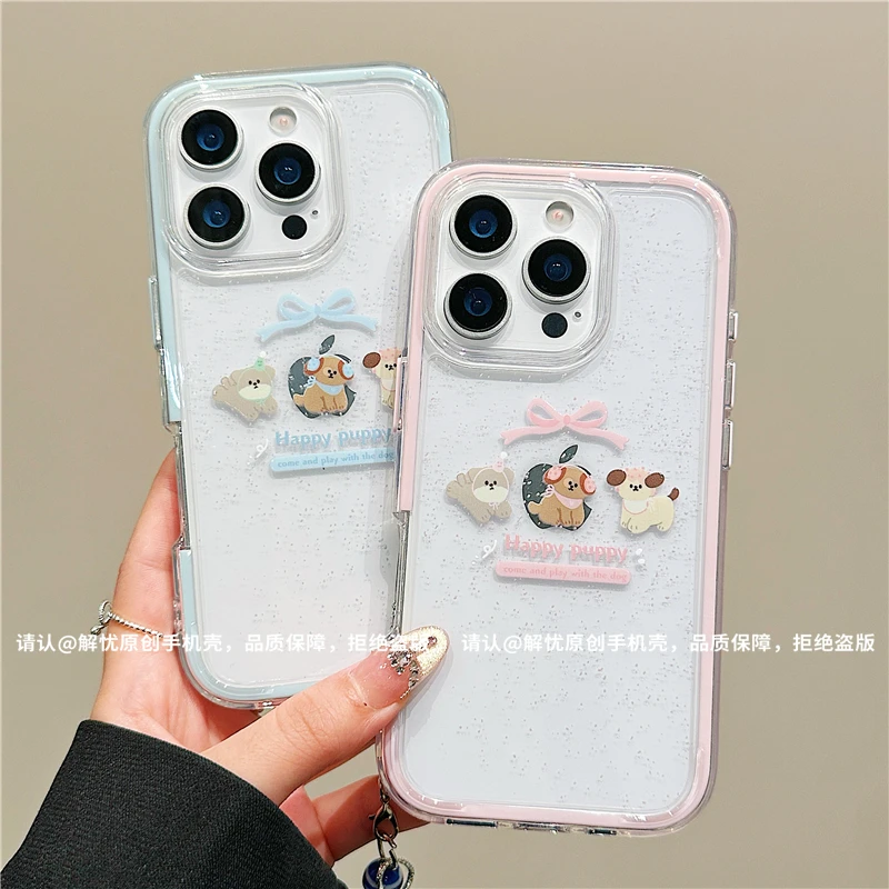 三合一炫彩适用苹果16/iPhone/华为/手机壳15/14防摔Pura70爆款潮