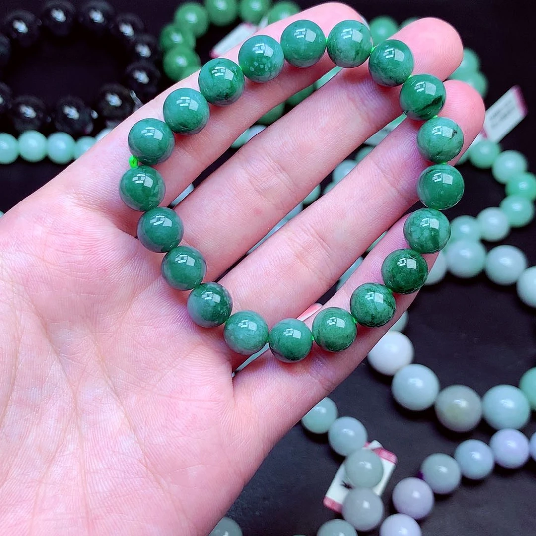 翡翠未镶嵌毛衣链