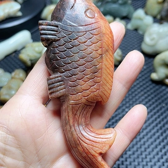 白玉菩提吊坠摆件