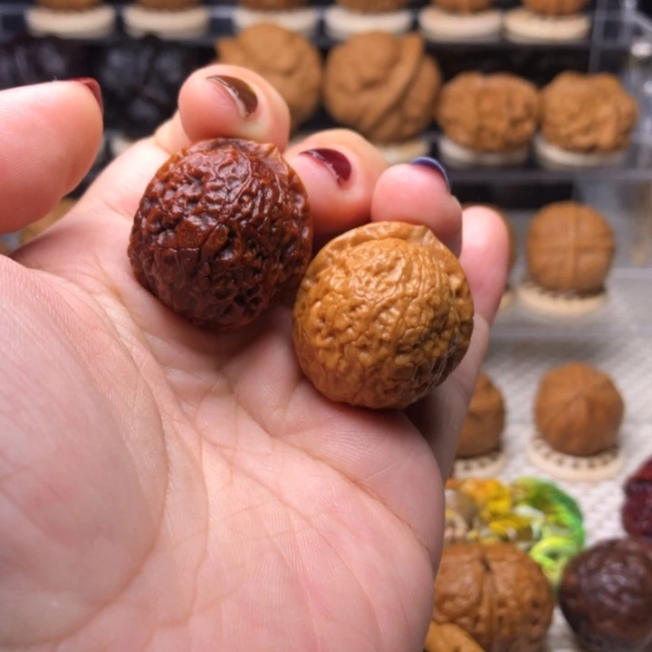 把件文玩核桃65福星小铁锤29尺