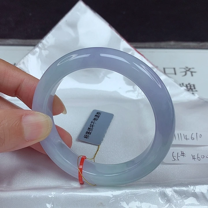 未镶嵌手镯翡翠55圈4610