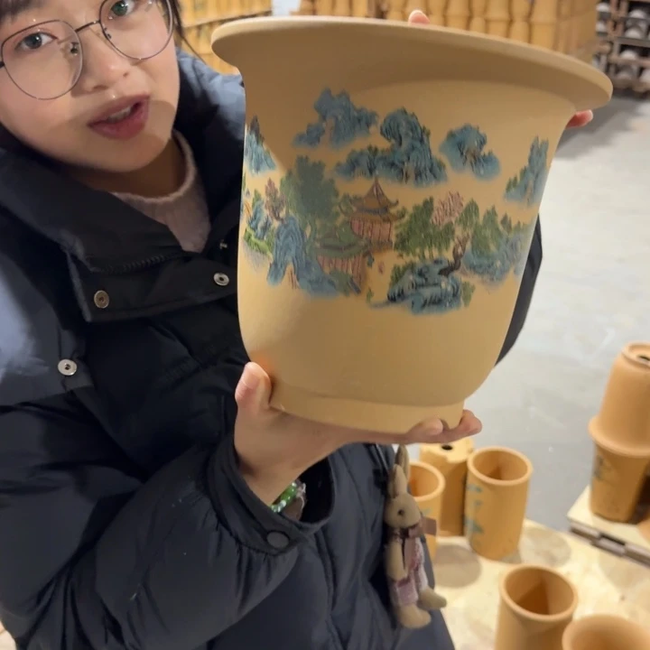 花盆紫砂破损补发