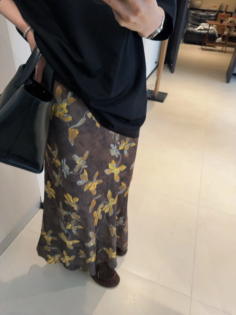 ［IAMMEIYA］-大骨架穿搭 花晓半裙980