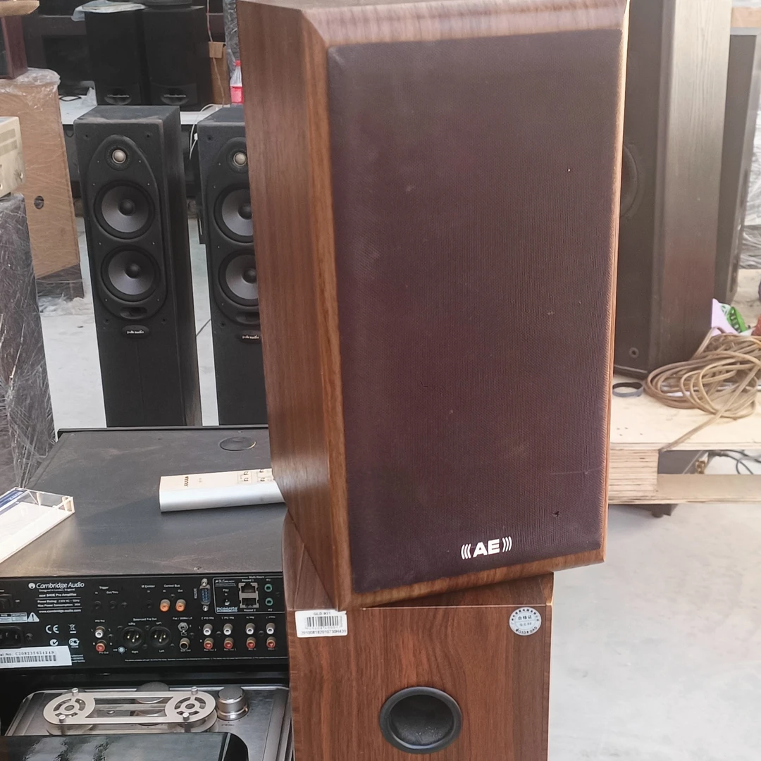8新  二手英国AE书架音箱一对特价运费到付