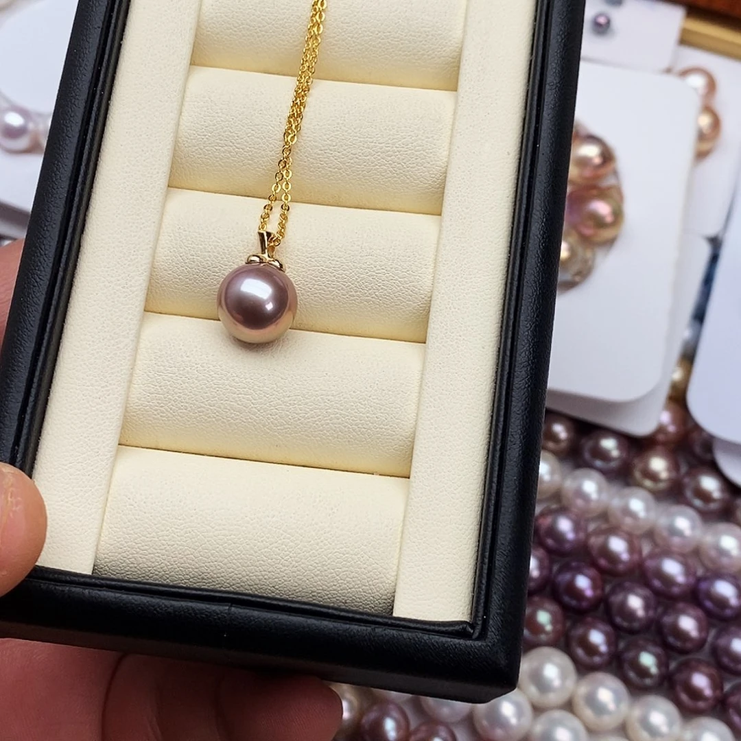 淡水珍珠颈饰银S925镶嵌