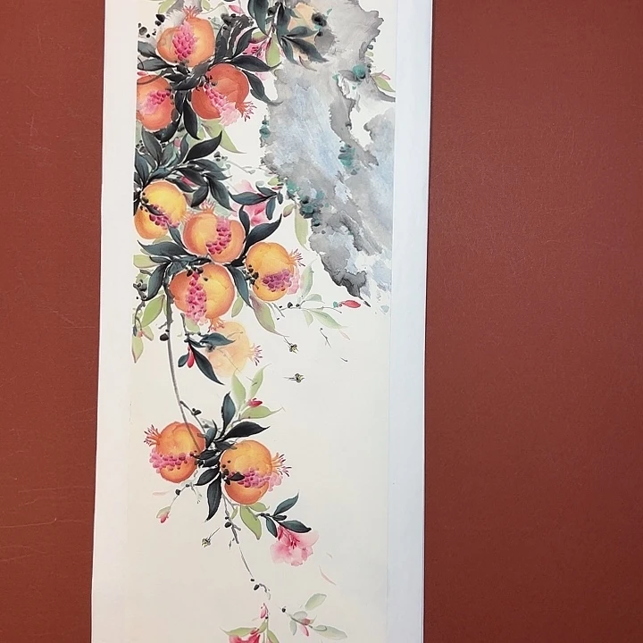 国画听兰老师花鸟