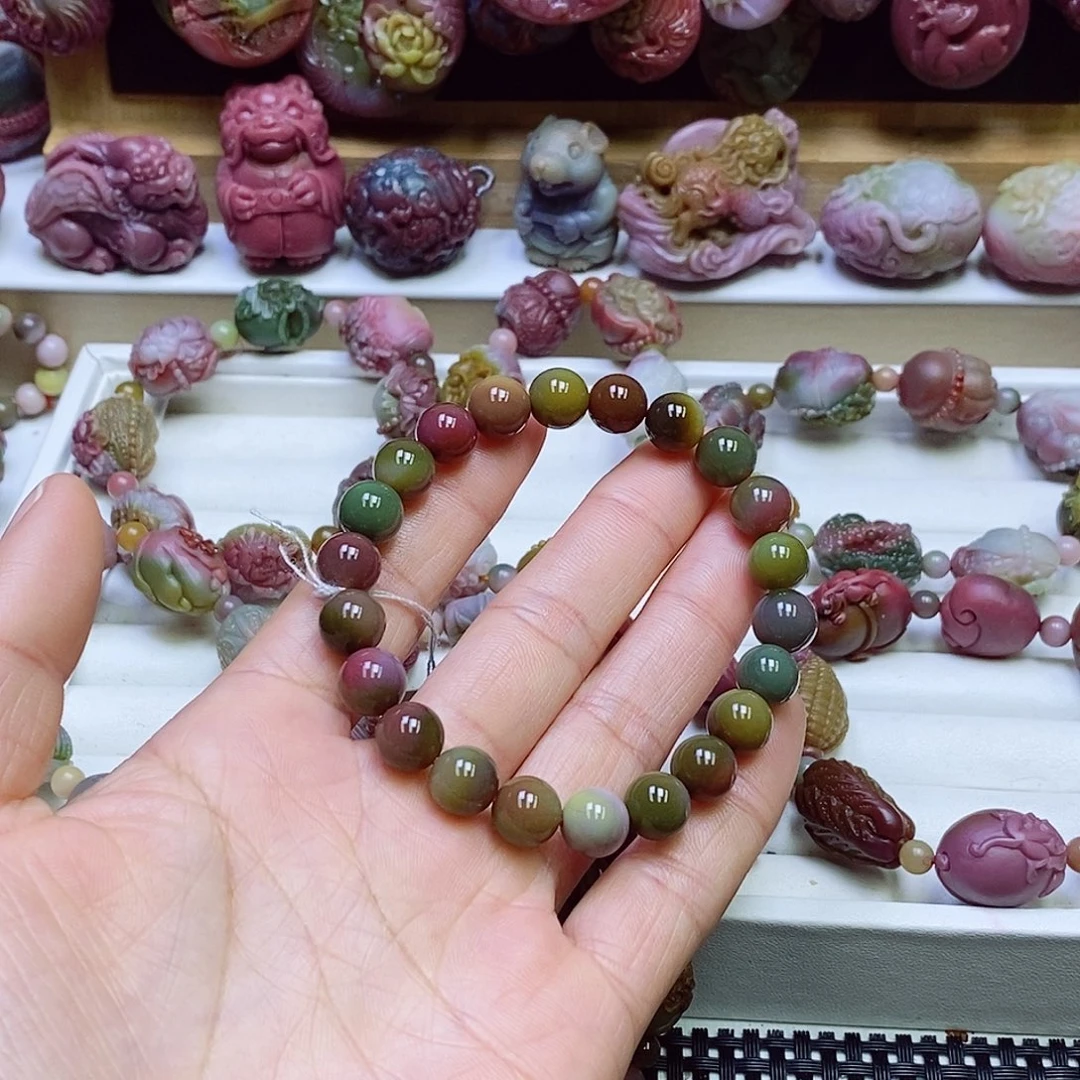 玛瑙/玉髓盐源玛瑙手串未镶嵌