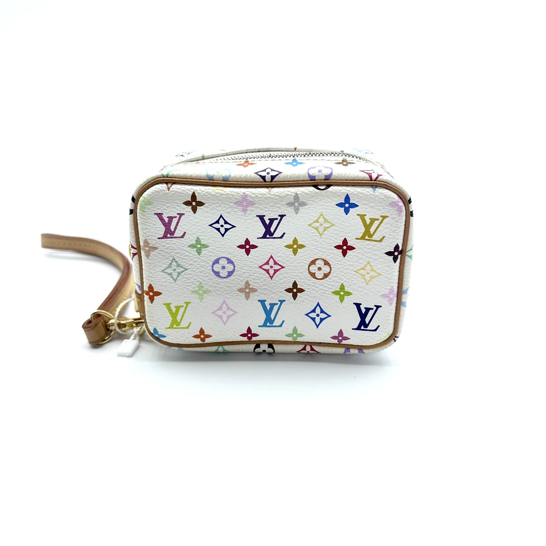 95新 LouisVuitton/路易威登 可乐/白三彩零钱包/95新/13733867