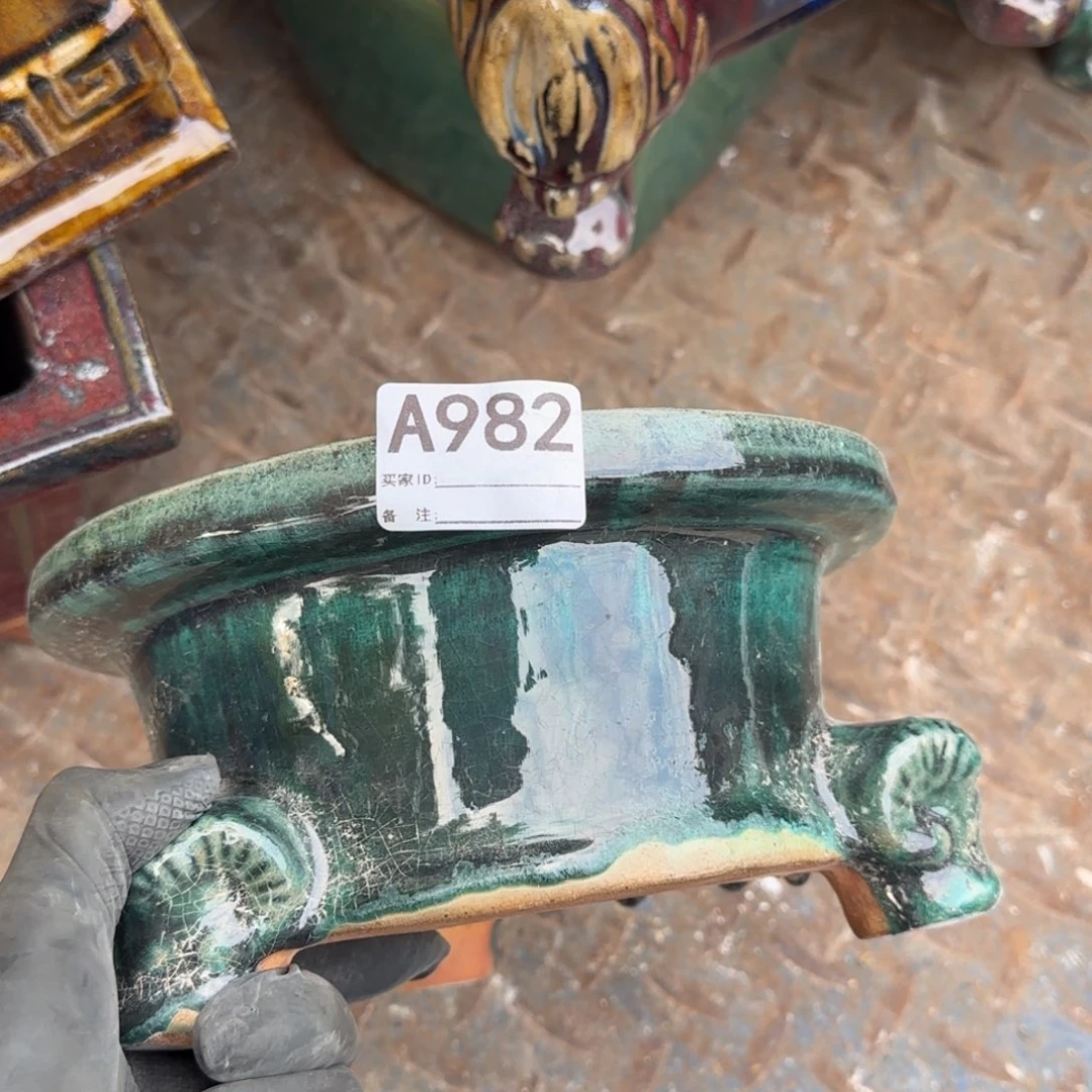 A***逝花盆紫砂982瑕疵品