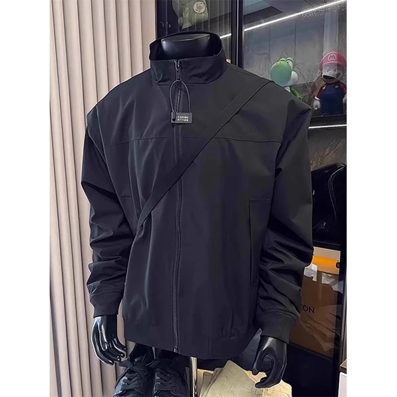 黑武士三防工装冲锋衣外套男款春季美式机能风户外登山飞行员夹克