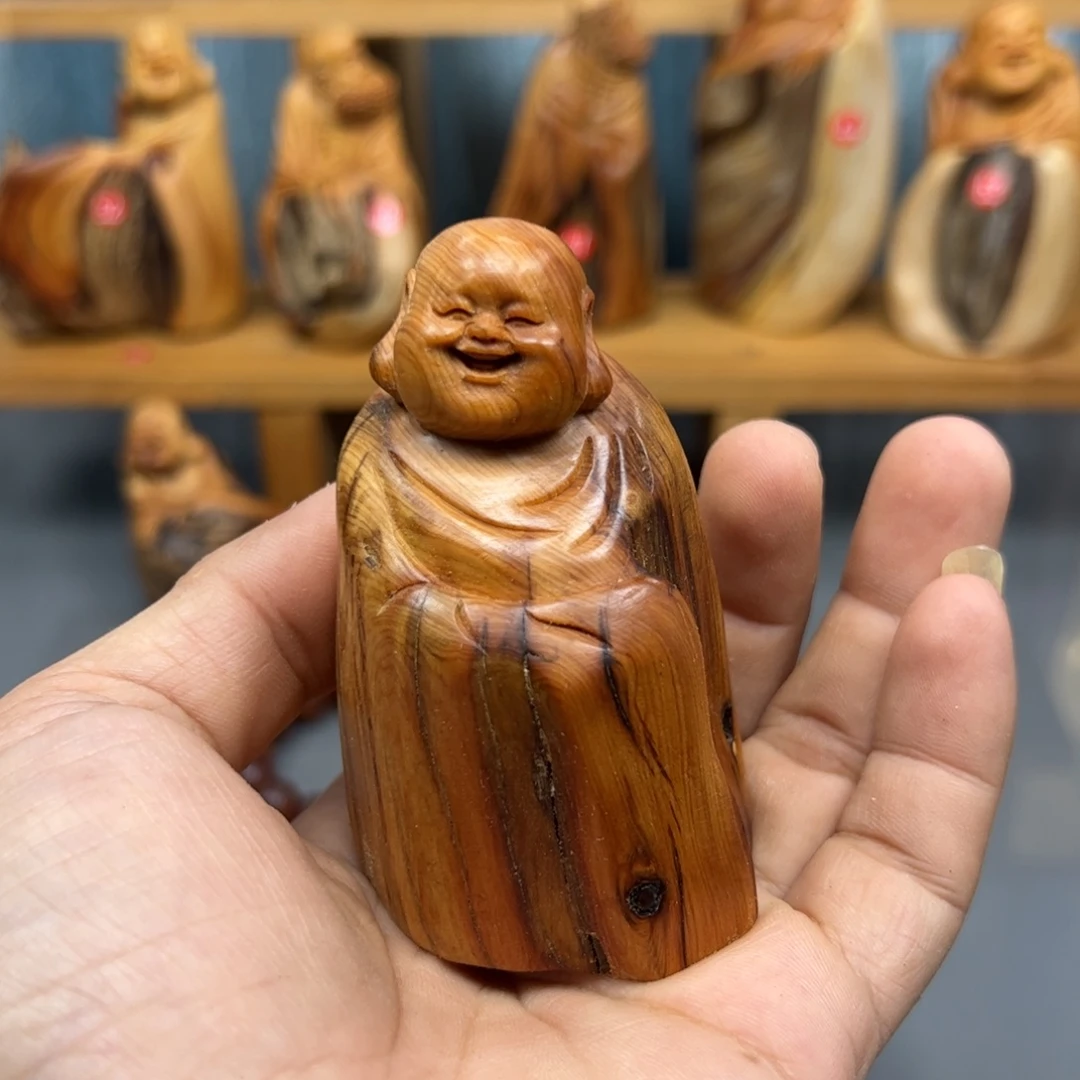 木崖柏木摆件手把件