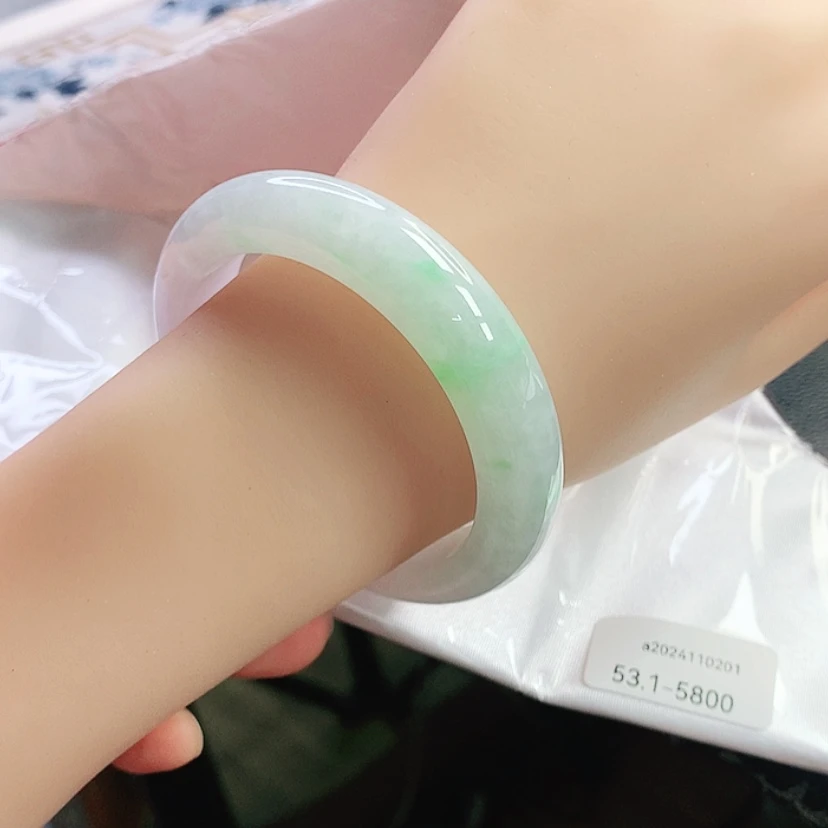 【闪购商品】翡翠手镯未镶嵌53➕圈口