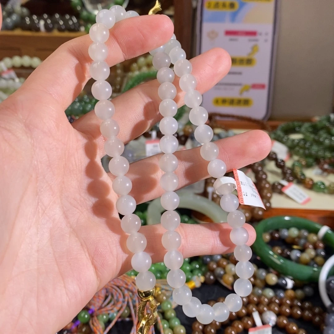 和田玉手链未镶嵌