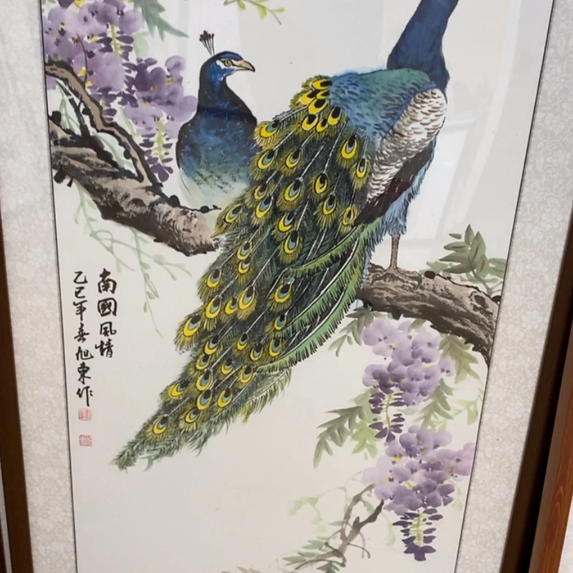 【闪购商品】国画手绘国画带框100.60