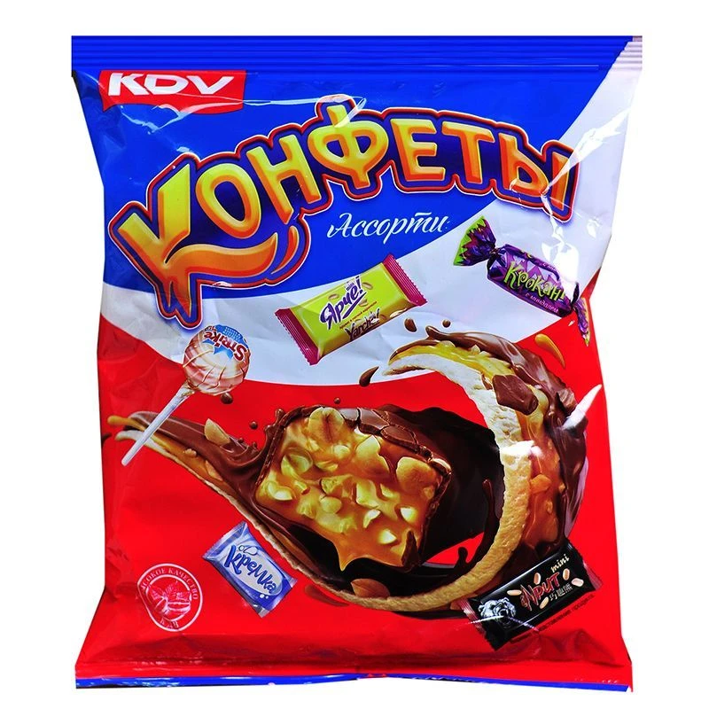 【3包】KDV俄罗斯巧克力糖混合袋装【下单前请看注意事项】