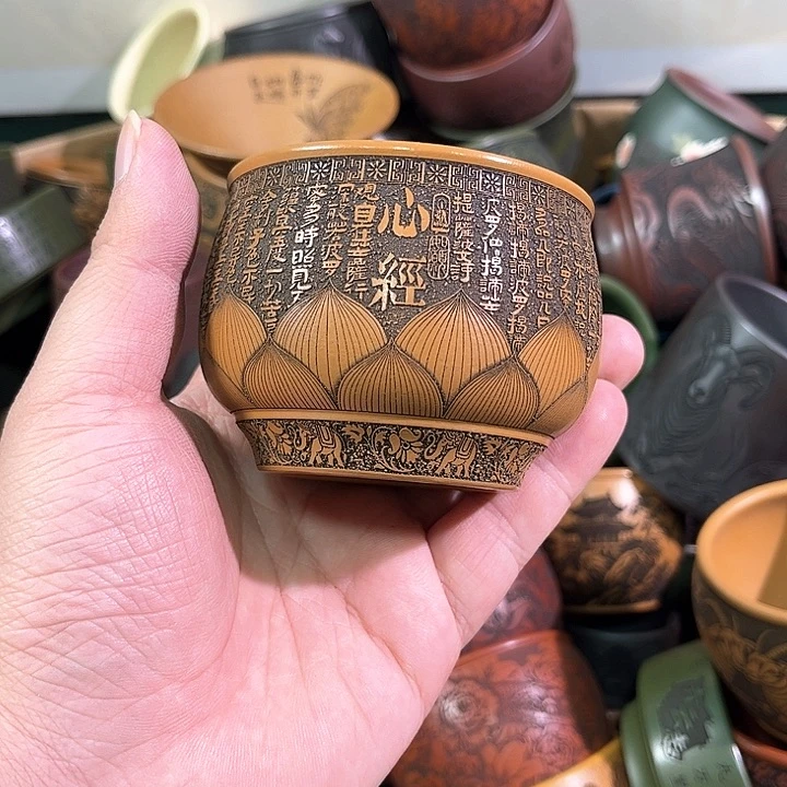 茶杯紫砂全手工紫砂主人杯