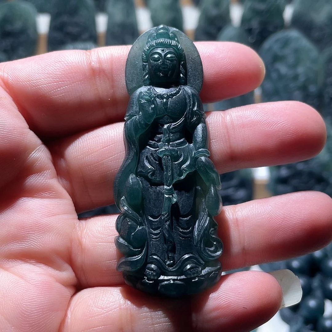 定制翡翠未镶嵌观音