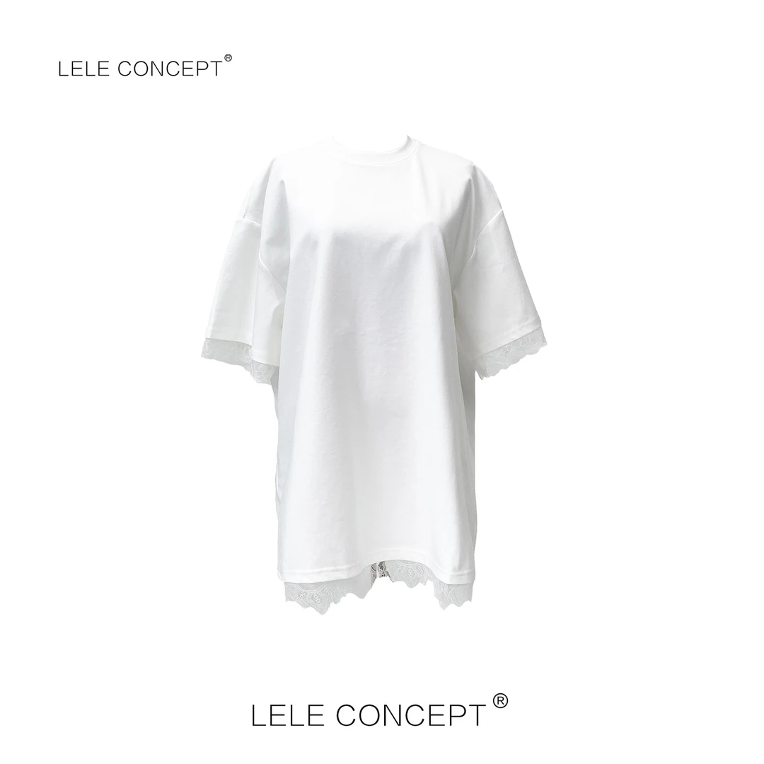 LELE CONCEPT丨【精选推荐】款蕾丝边半袖TX046