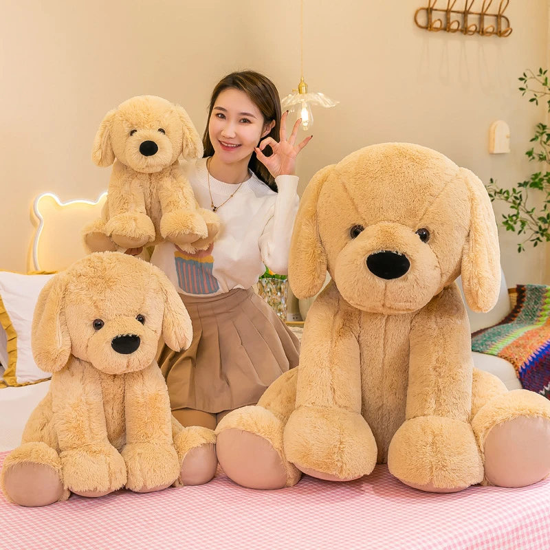 新款仿真金毛狗毛绒玩具软萌狗狗公仔布娃娃女生陪睡学生大号抱枕