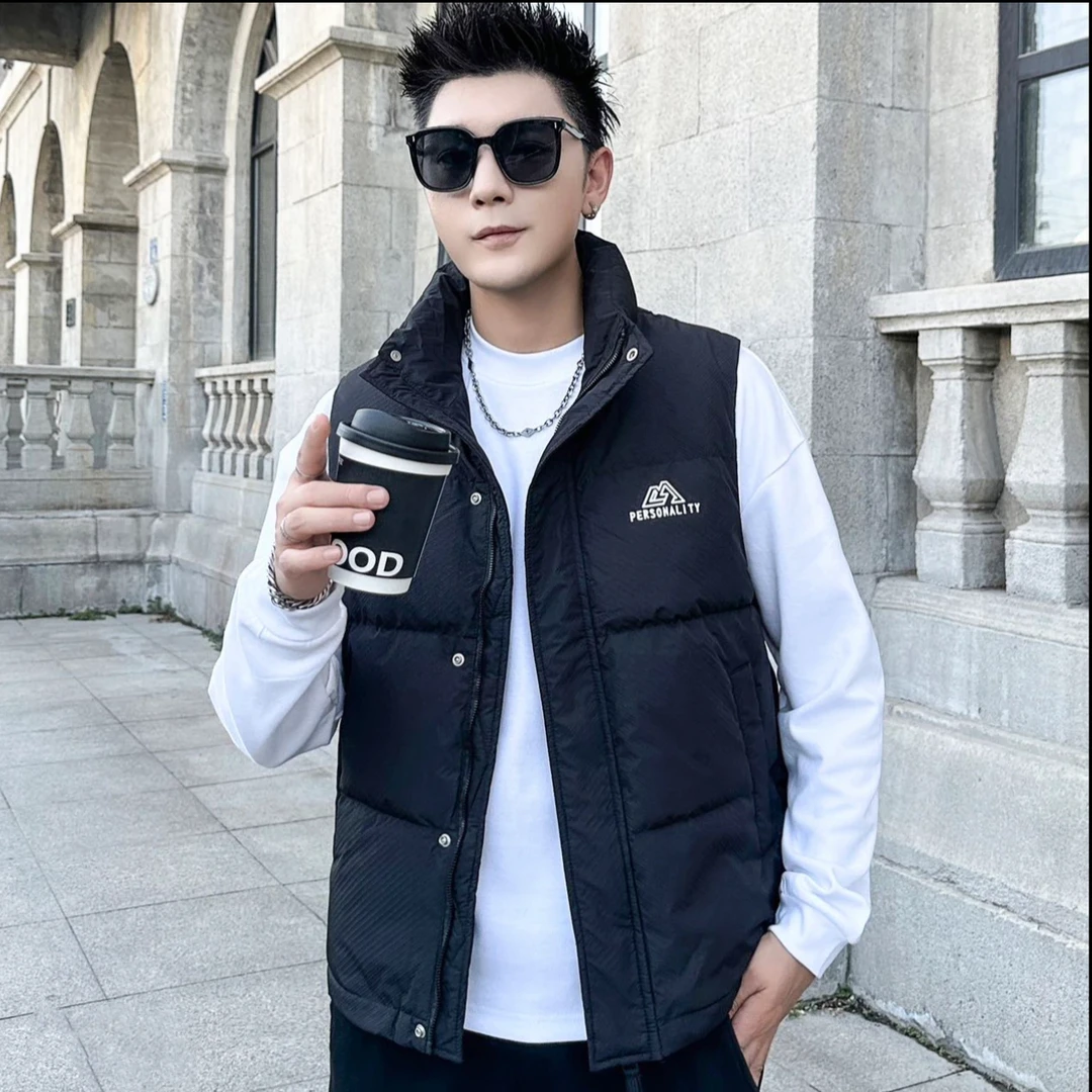 【树邦实体高品马甲】秋冬新款前后设计防风保暖背心百搭时尚马甲