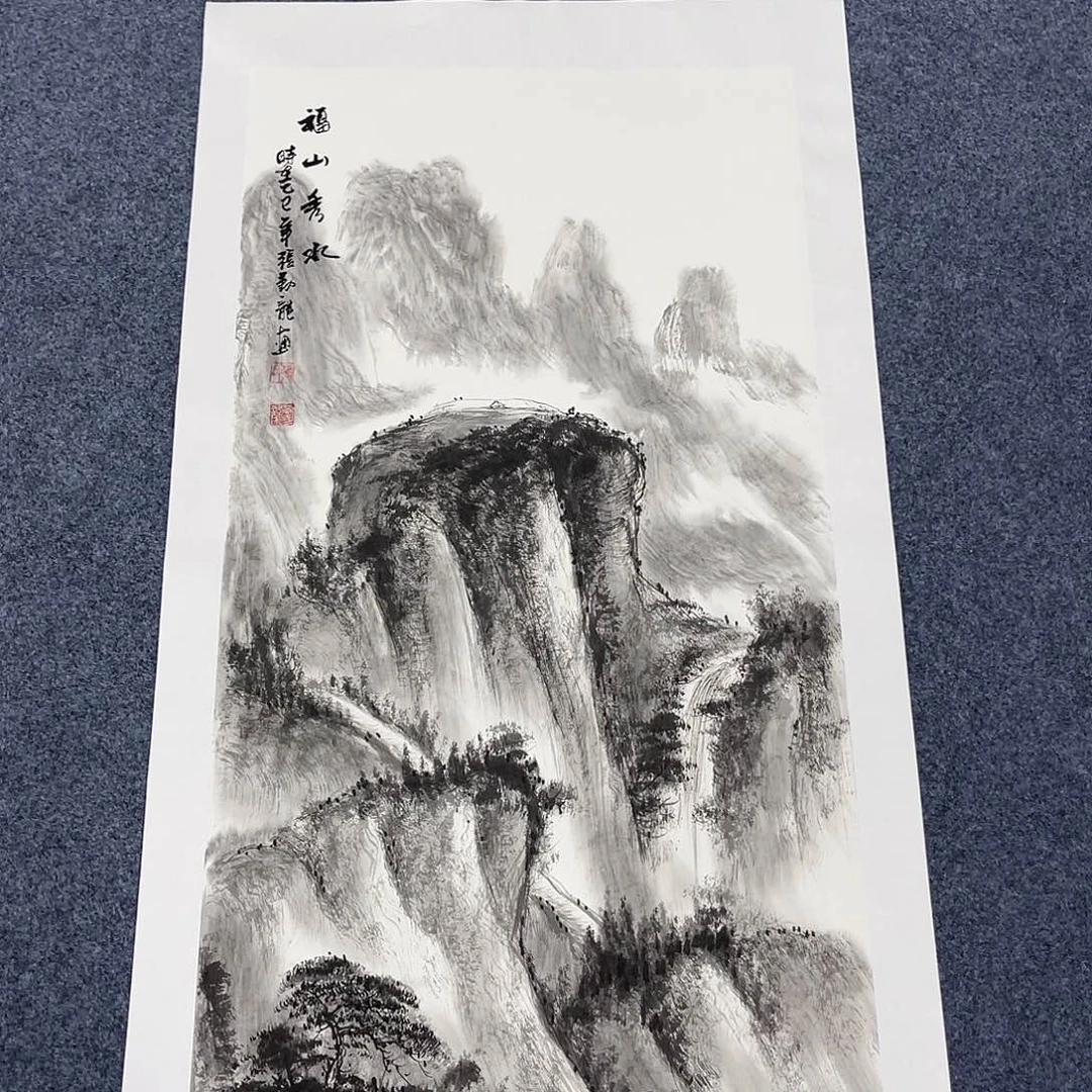 国画国画作品宣纸纯手绘