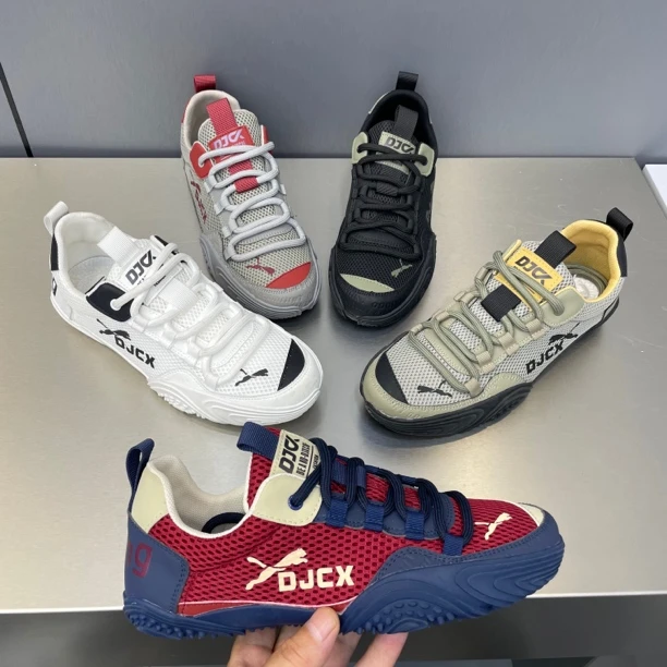 时尚休闲鞋舒适潮流春夏轻质男士休闲网面夏季透气男鞋标准码