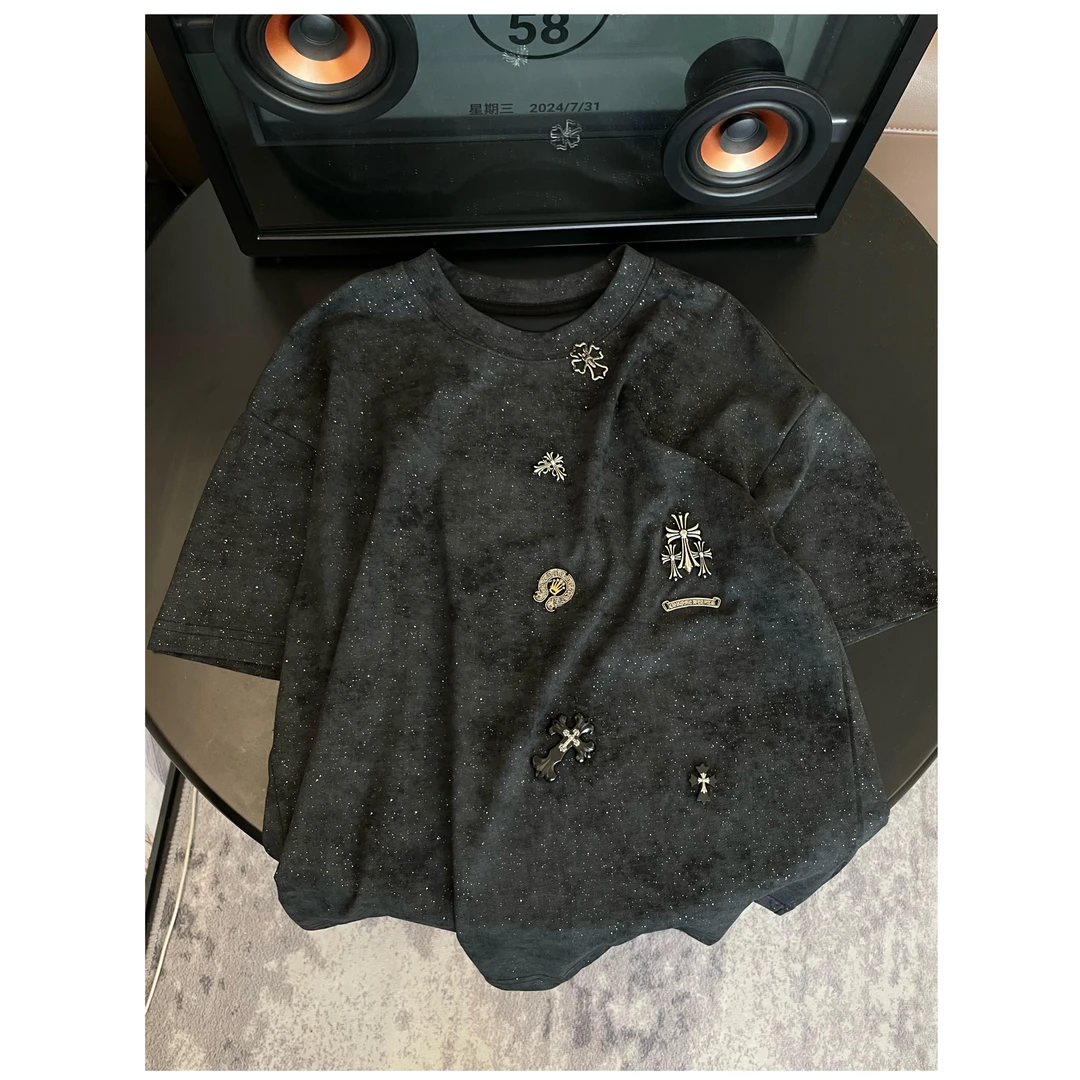 《现货》【克】夏季新品休闲百搭圆领宽松短袖T恤 Ani-B750