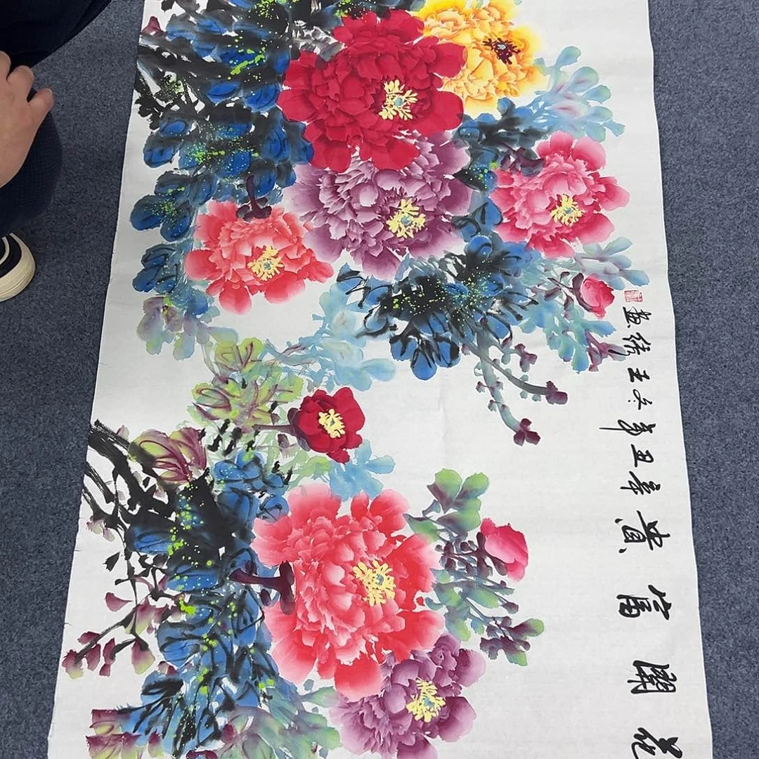 国画国画作品宣纸纯手绘