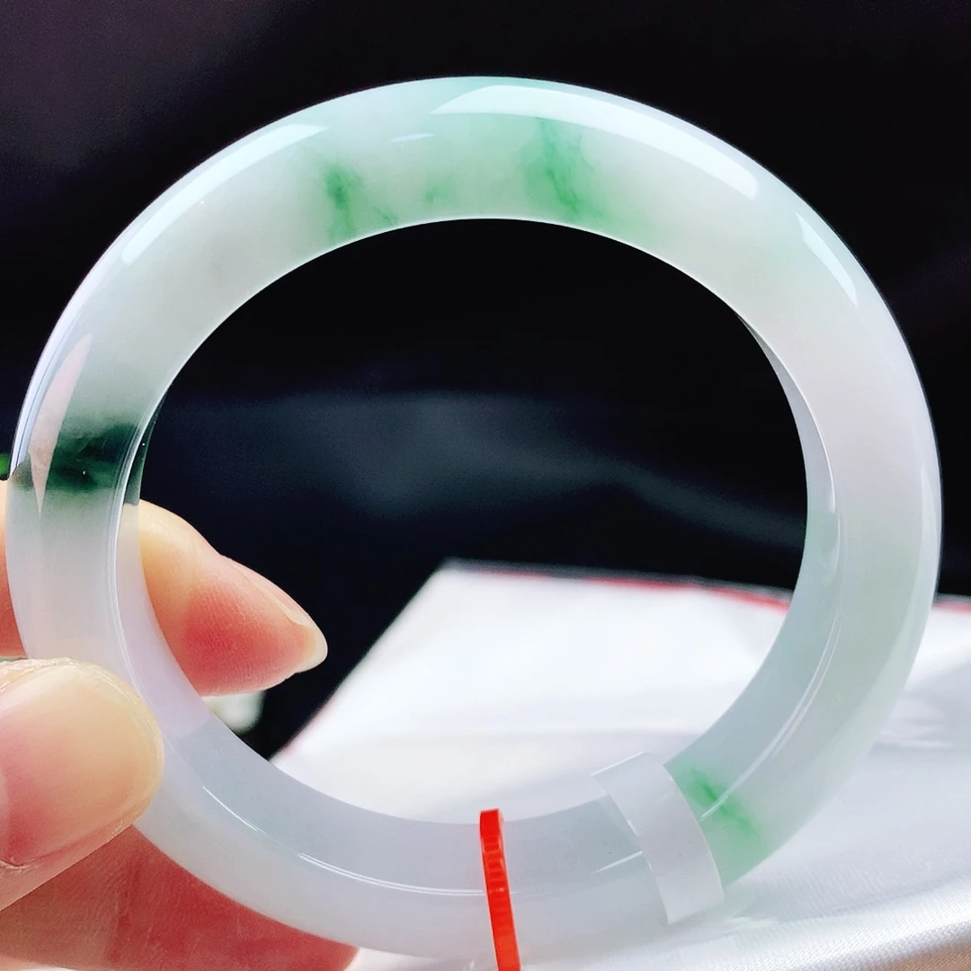 未镶嵌手镯翡翠55圈