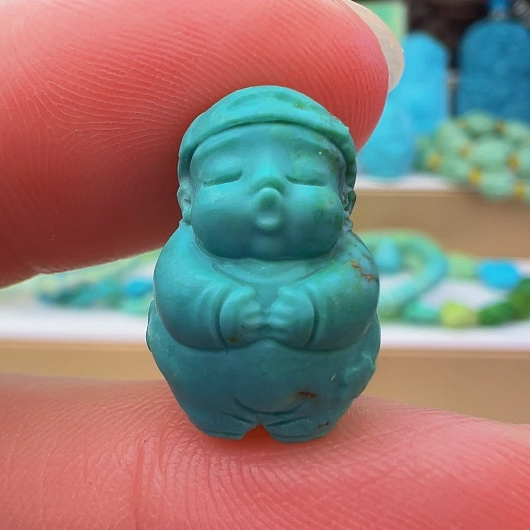 未镶嵌绿松石项链