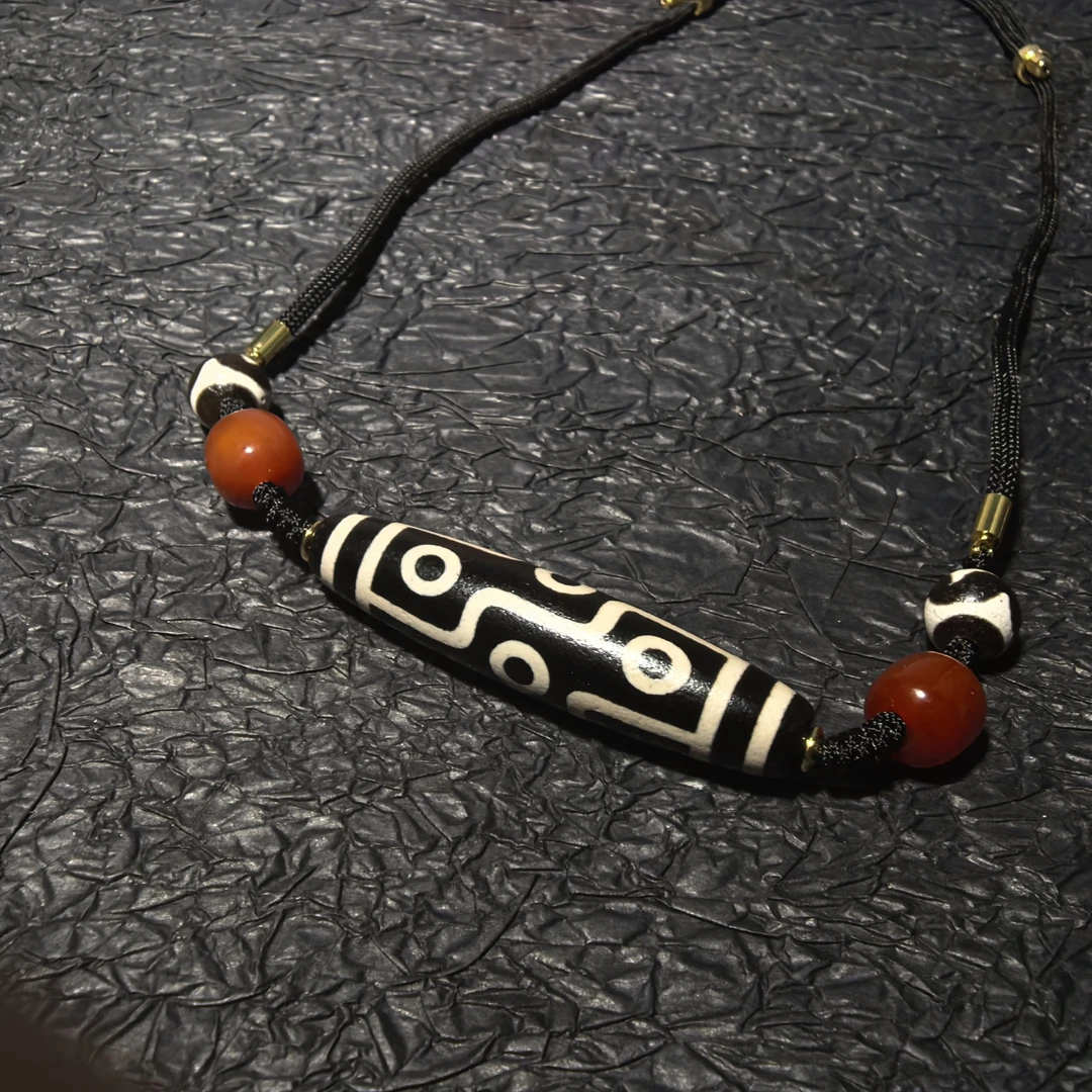 *铭珠【元九】玛瑙锁骨链可调节绳搭配玛瑙