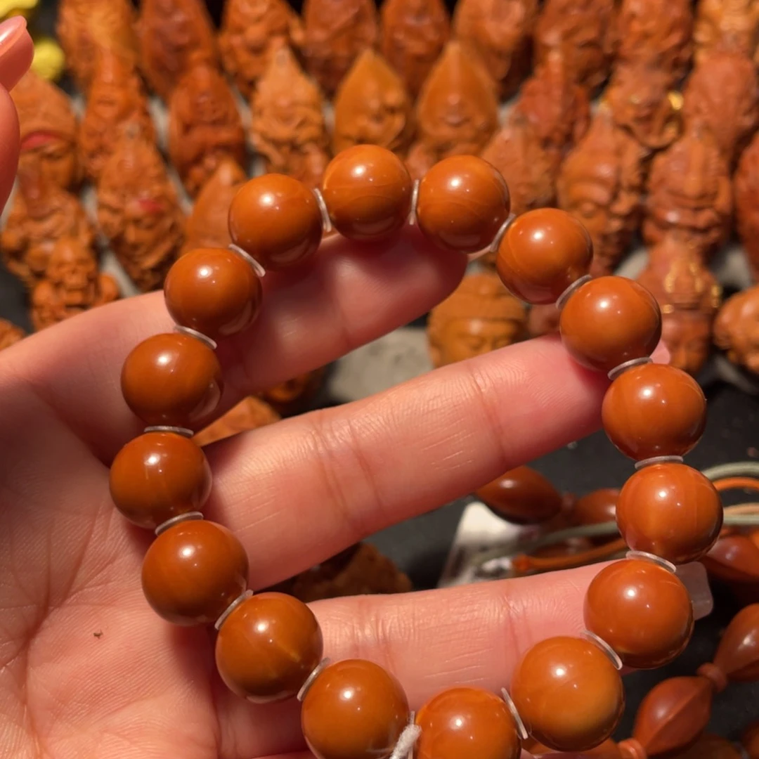 【闪购商品】橄榄核手串/手链夜**歌光珠。