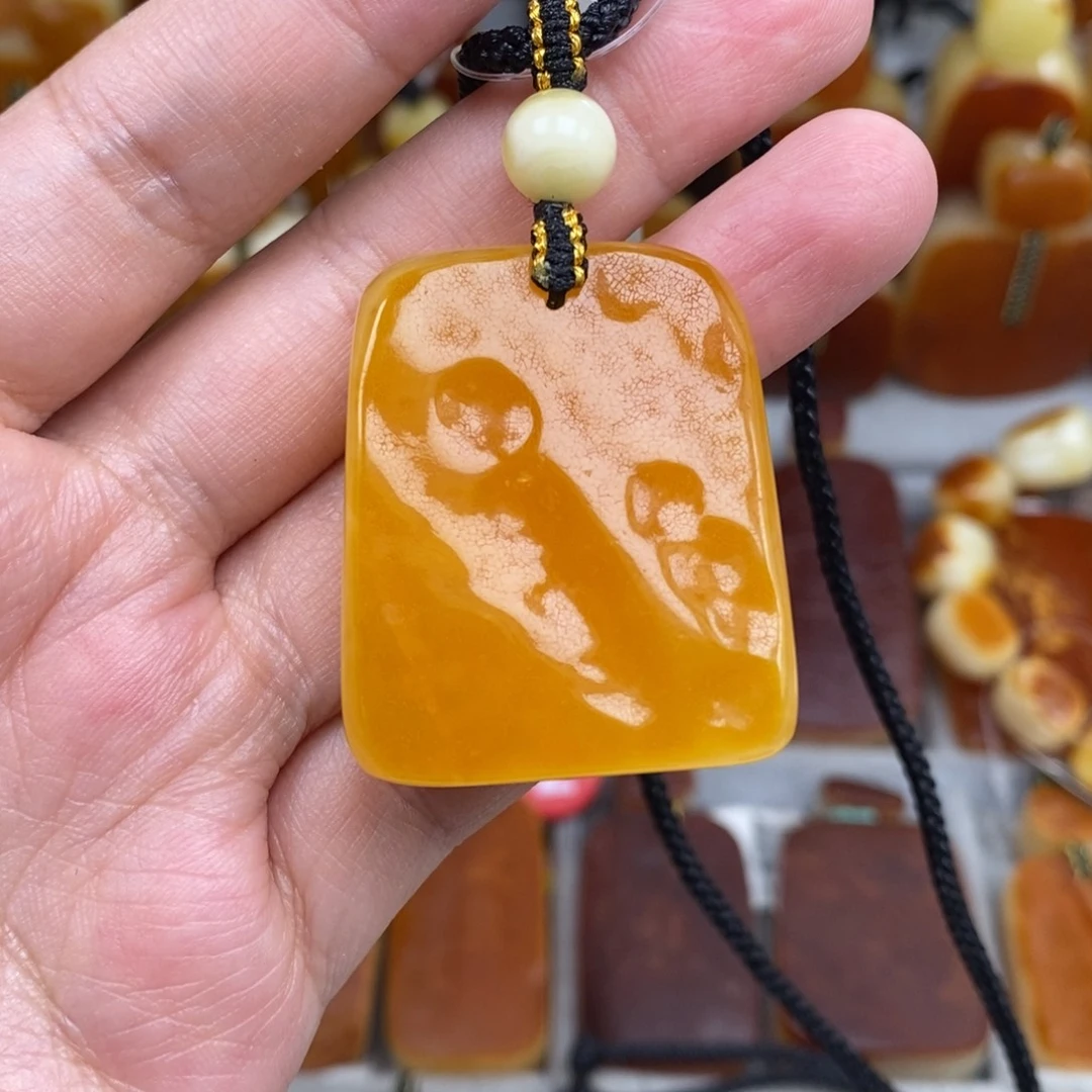 琥珀未镶嵌珠宝奇石