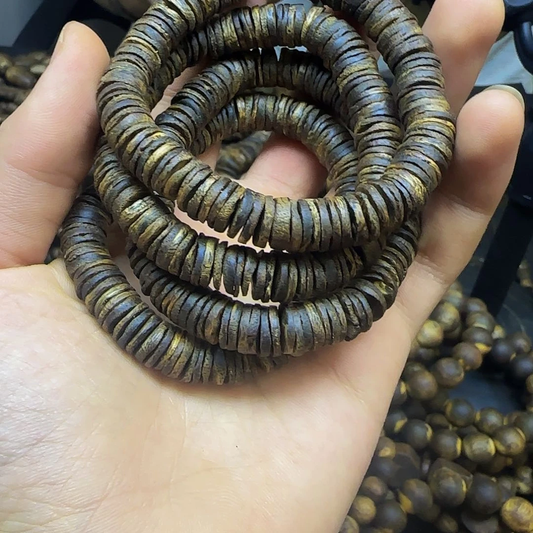 沉香碎屑沉香沉水浮天花板片片珠10克加多样性发一