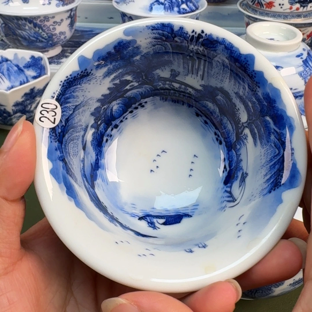 景德镇纯手绘茶具圆圆230