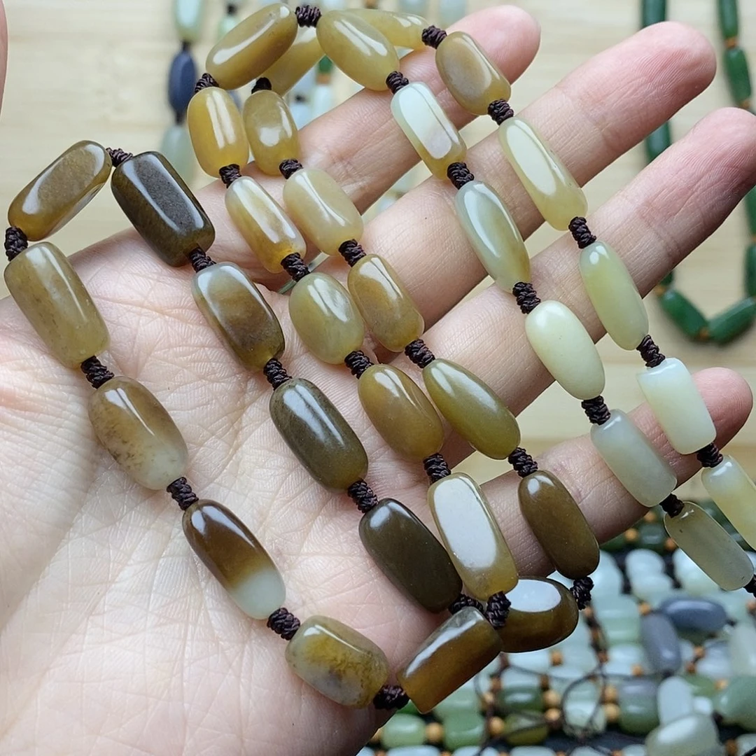 和田玉颈饰未镶嵌老*