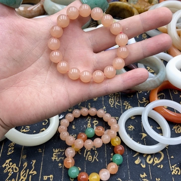 果***宝查罗石合金手镯（开口镯）