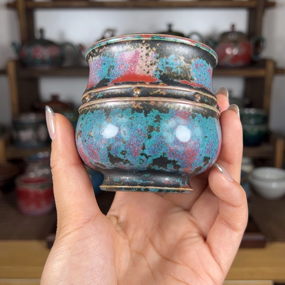 陶摆件李自伟钧瓷 神垕镇原产地