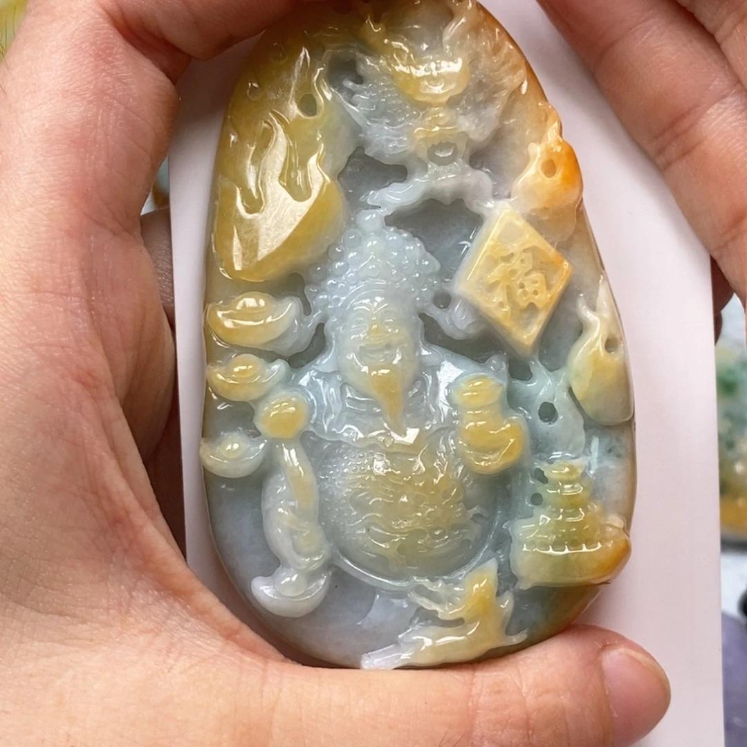 洋***…颈饰未镶嵌翡翠翡翠挂件