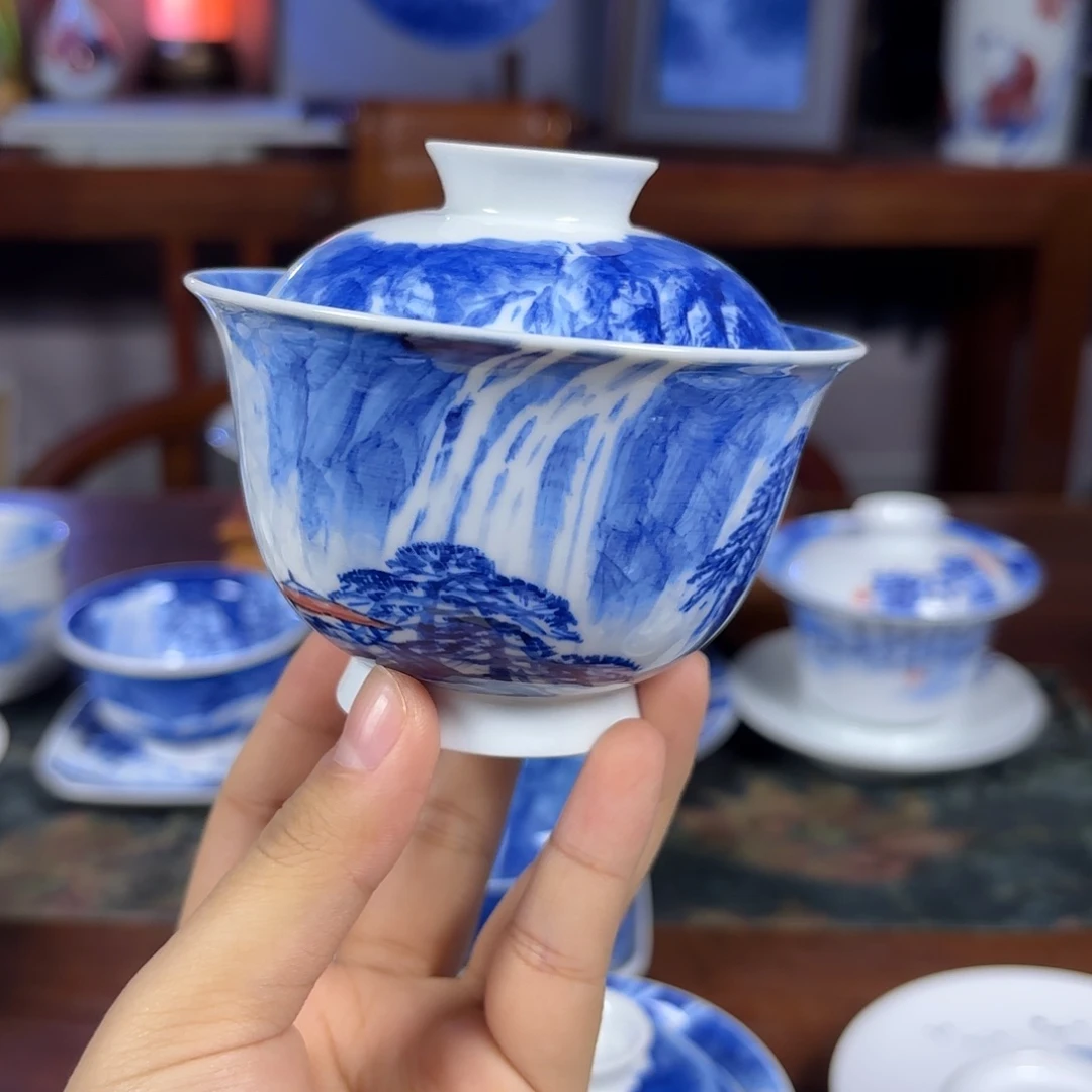 国一王老师手绘山水