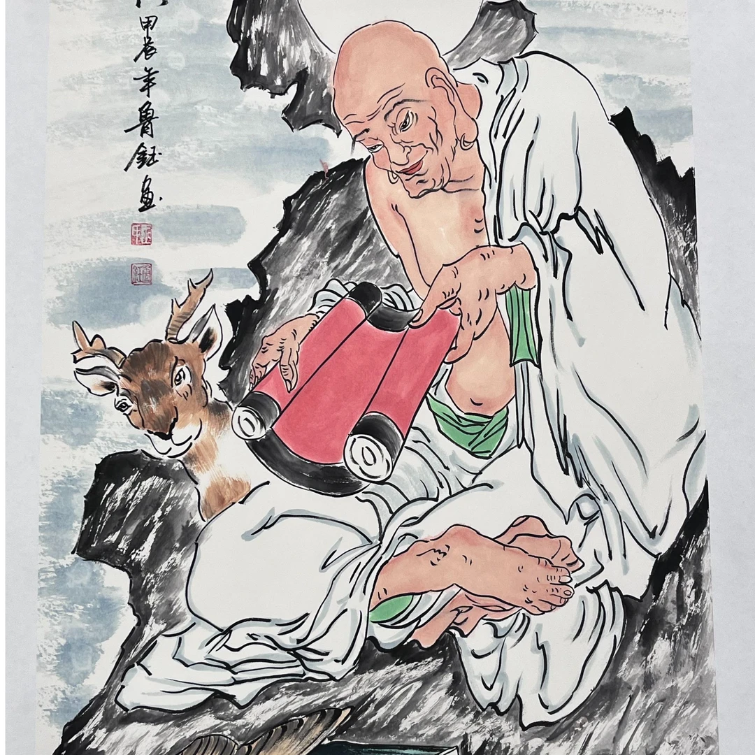 橱窗展示/墨润鑫海文化/国画/鲁钰老师/有证书