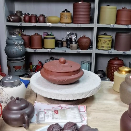 紫砂茶叶罐正品小罐半斤装茶叶罐9706