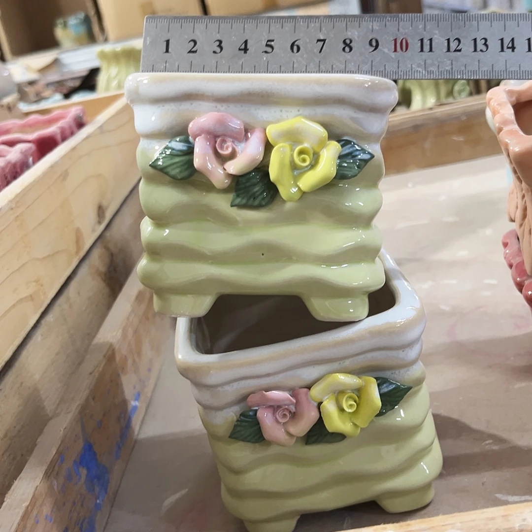 陶瓷花盆特价上新瑕疵