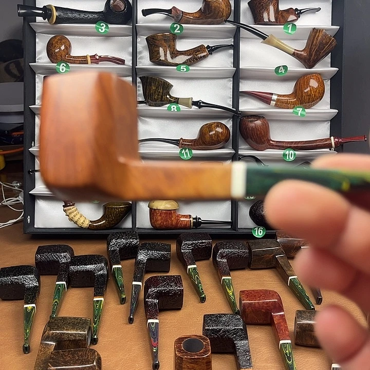石楠木手工烟斗精品