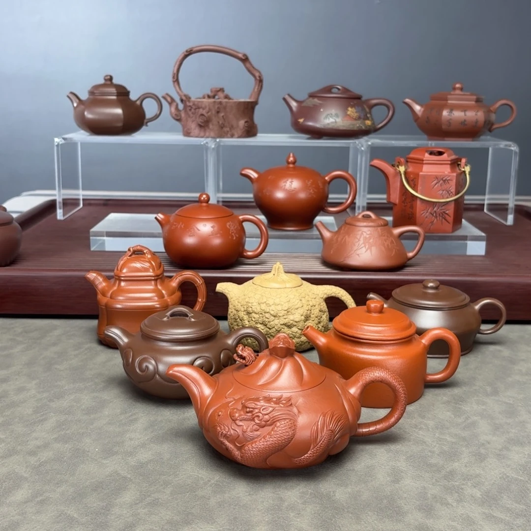 浪***涯茶壶紫砂鱼化龙300CC朱泥