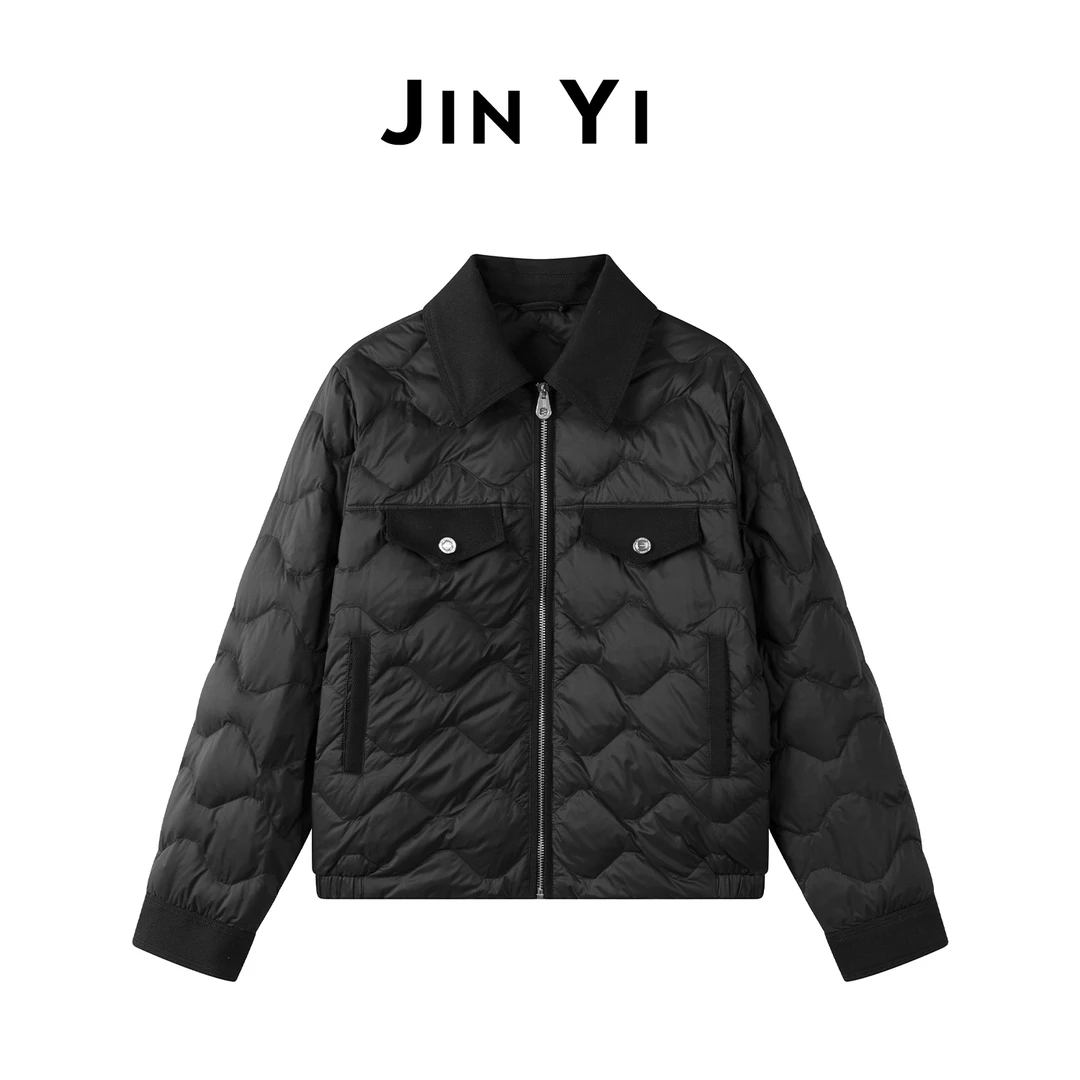 JINYI   2025新款90白鹅绒超轻盈裸感进口三防鹅绒外套